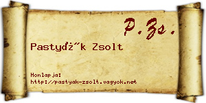 Pastyák Zsolt névjegykártya